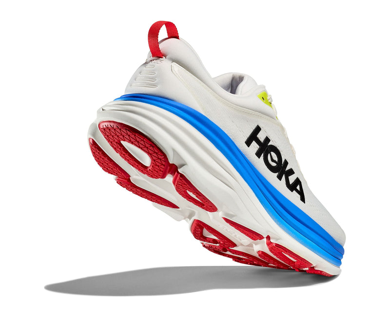 HOKA BONDI 8 (Men's) BLANC DE BLANC / VIRTUAL BLUE