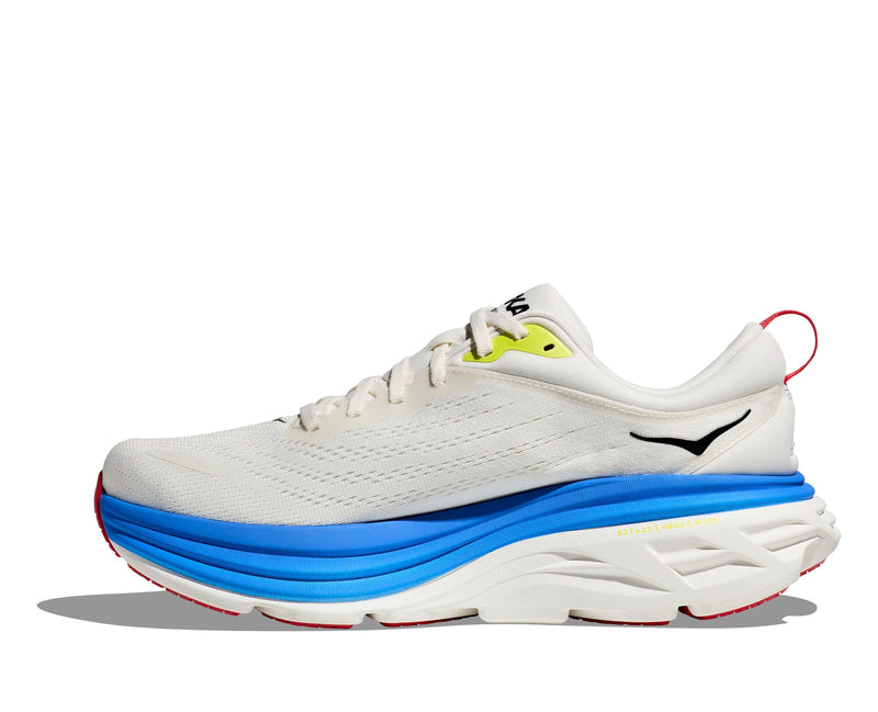 HOKA BONDI 8（Men's） BLANC DE BLANC / VIRTUAL BLUE