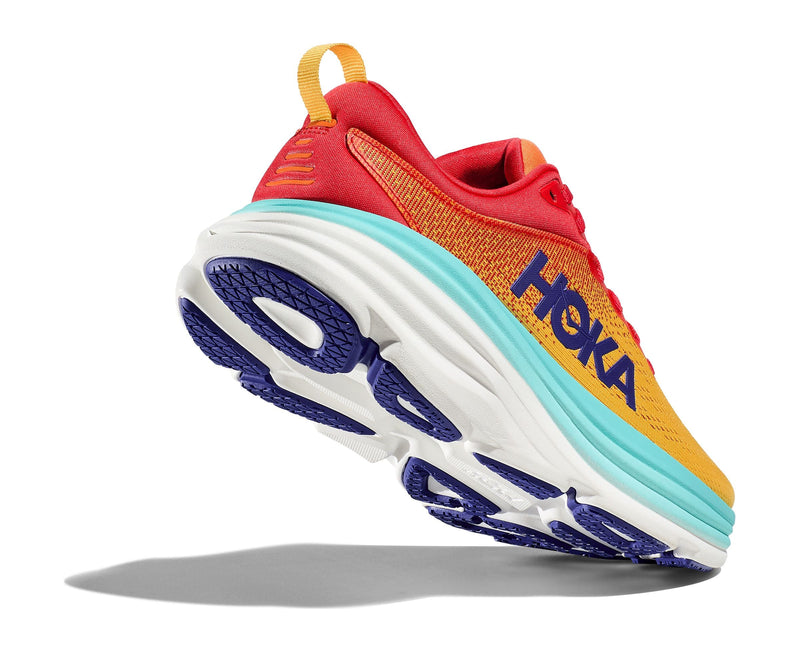 HOKA BONDI 8（Men's） CERISE / CLOUDLESS