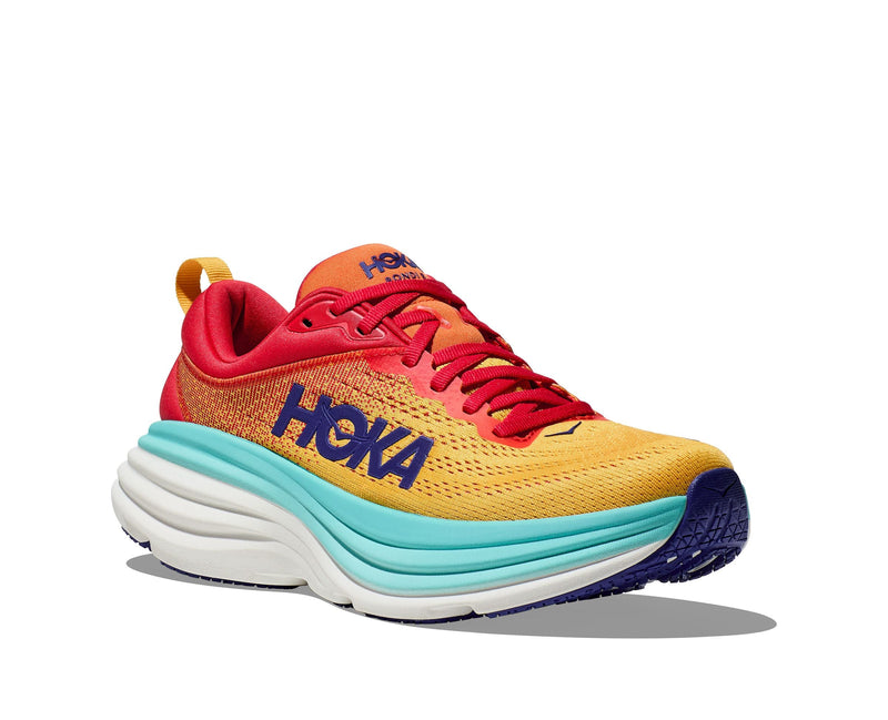 HOKA BONDI 8 (Men's) CERISE / CLOUDLESS