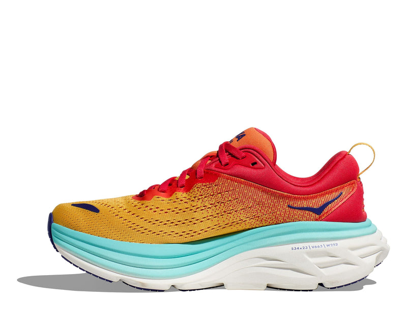 HOKA BONDI 8（Men's） CERISE / CLOUDLESS