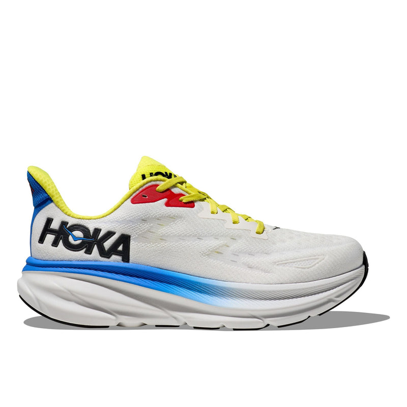 HOKA CLIFTON 9（Men's） BLANC DE BLANC / VIRTUAL BLUE