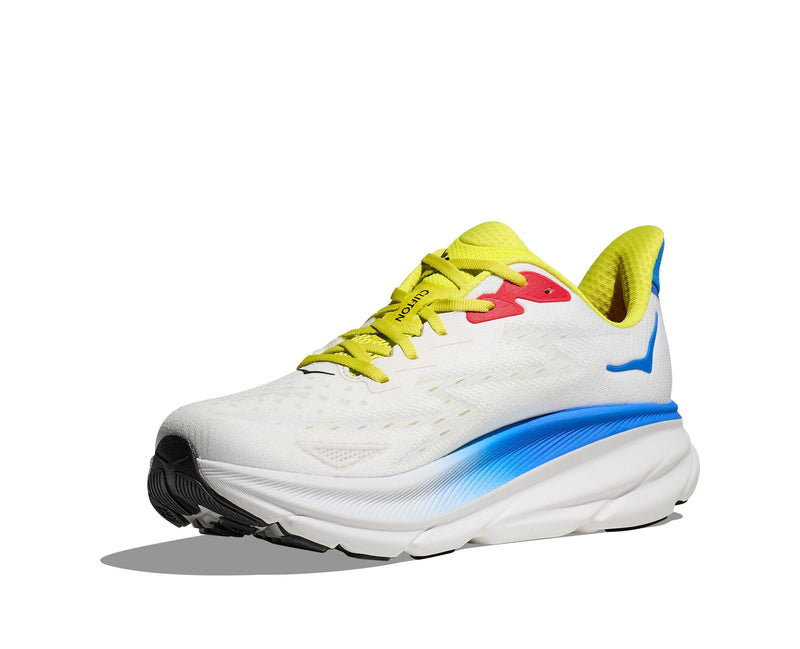 HOKA CLIFTON 9（Men's） BLANC DE BLANC / VIRTUAL BLUE