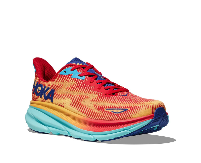 HOKA CLIFTON 9 (Women's) CERISE / CLOUDLESS