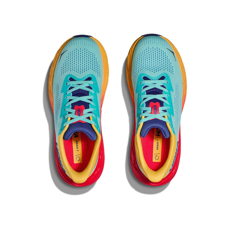 HOKA ARAHI 7（Men's） CLOUDLESS / POPPY