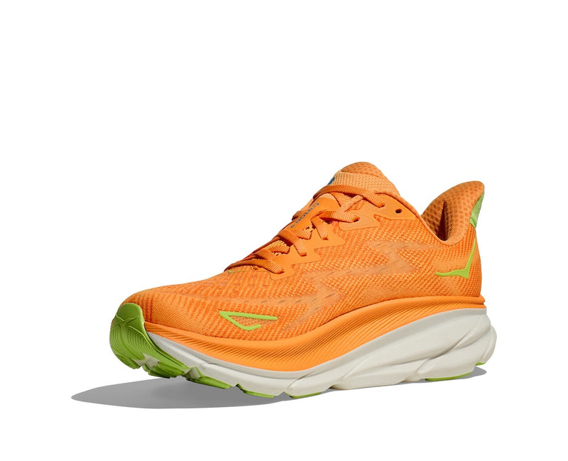 HOKA M CLIFTON 9 (MENS) SOLAR FLARE / LETTUCE