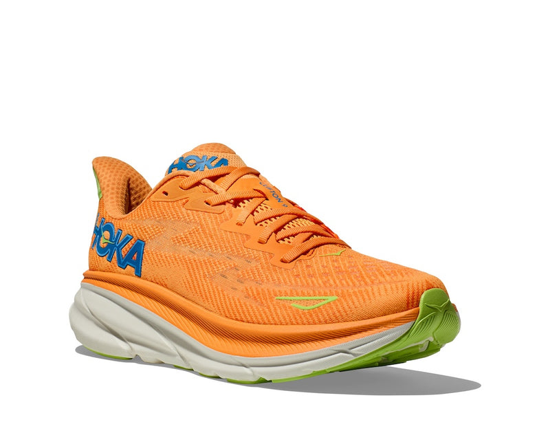 HOKA M CLIFTON 9 (MENS) SOLAR FLARE / LETTUCE