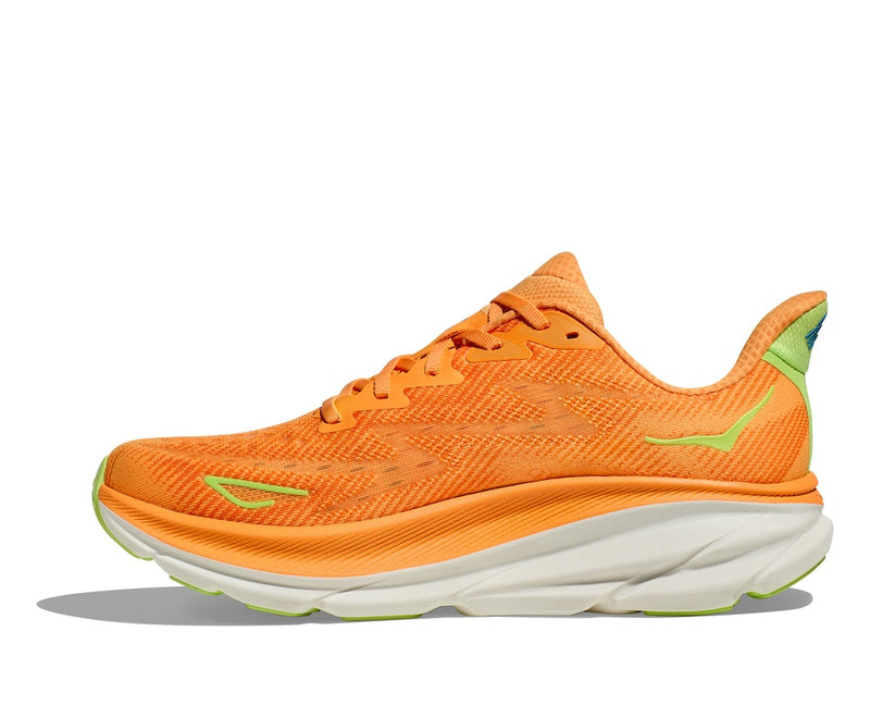 HOKA M CLIFTON 9 (MENS) SOLAR FLARE / LETTUCE