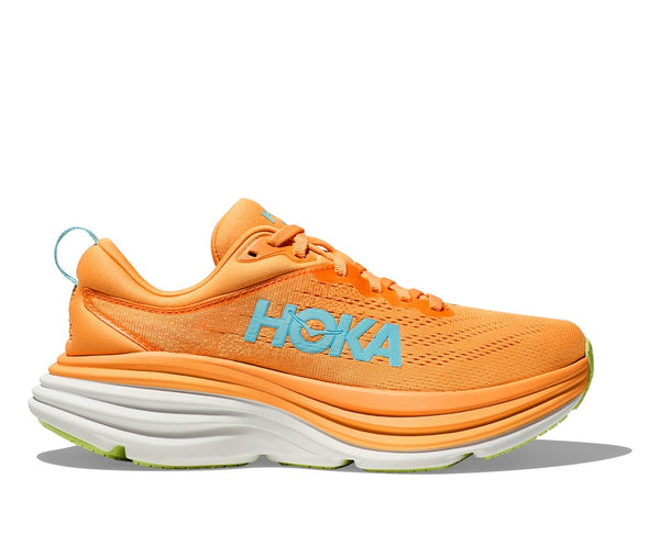 HOKA W BONDI 8 (WOMENS) SOLAR FLARE / LETTUCE