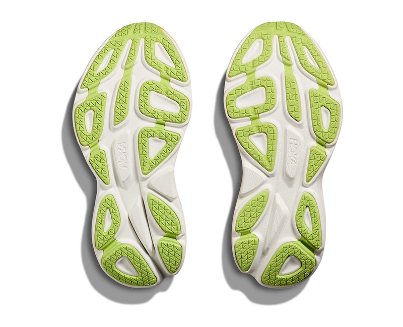 HOKA W BONDI 8 (WOMENS) SOLAR FLARE / LETTUCE