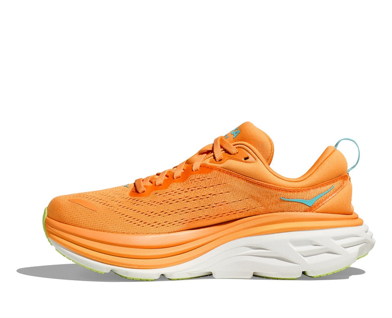 HOKA W BONDI 8 (WOMENS) SOLAR FLARE / LETTUCE