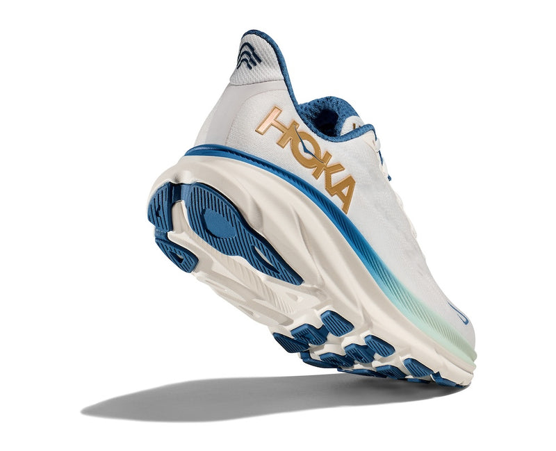 HOKA M CLIFTON 9 WIDE (MENS) FROST / GOLD