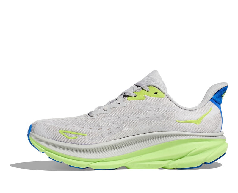 HOKA M CLIFTON 9 WIDE (MENS) STARDUST / ELECTRIC COBALT