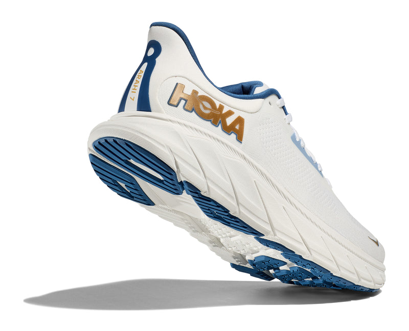 HOKA M ARAHI 7 (MENS) FROST / GOLD