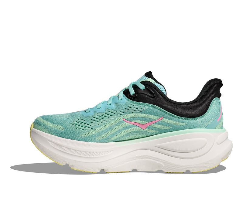 HOKA W BONDI 9 (WOMENS) BLUE SPARK / MINT FLUORITE