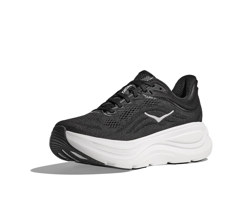 HOKA M BONDI 9 WIDE (MENS) BLACK / WHITE