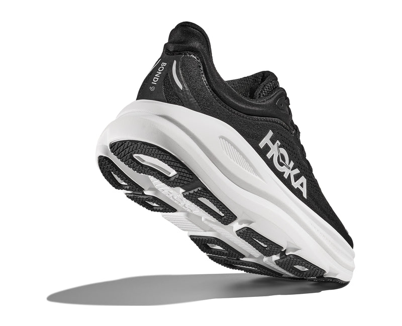 HOKA M BONDI 9 WIDE (MENS) BLACK / WHITE