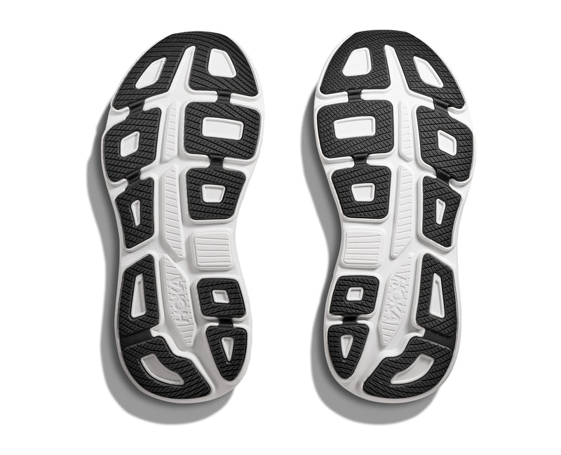 HOKA M BONDI 9 WIDE (MENS) BLACK / WHITE