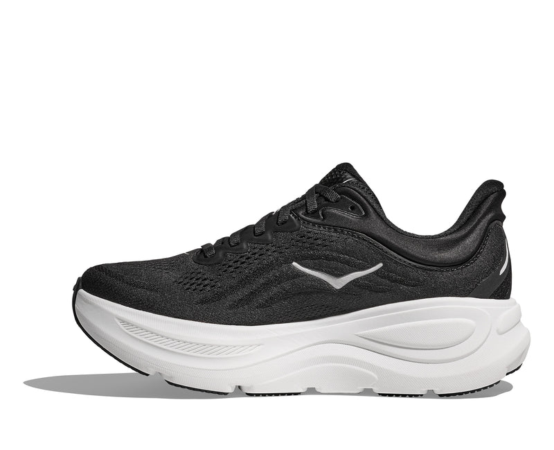 HOKA M BONDI 9 WIDE (MENS) BLACK / WHITE