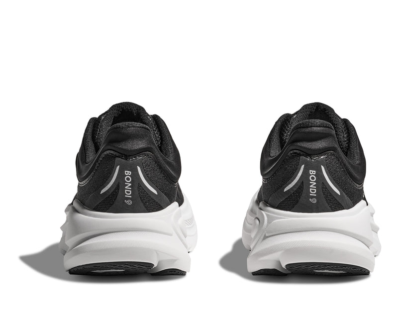 HOKA W BONDI 9 WIDE (WOMENS) BLACK / WHITE