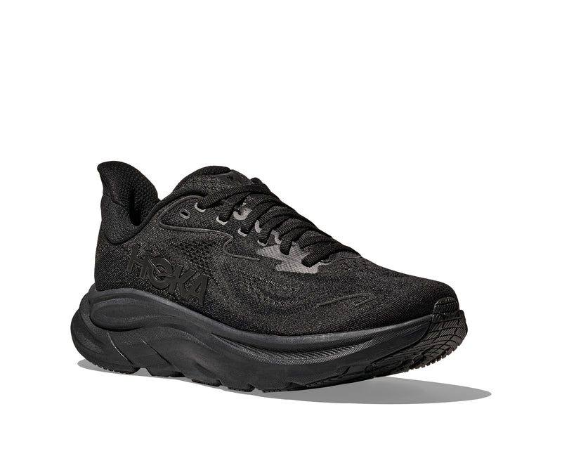 HOKA W CLIFTON 10 (WOMENS) BLACK / BLACK