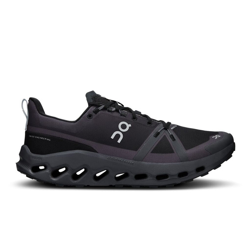 On Cloudsurfer Trail Waterproof (Men's) Black | Eclipse