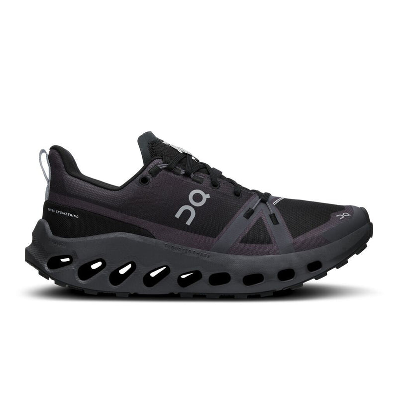 On Cloudsurfer Trail Waterproof (Women's) Black | Eclipse