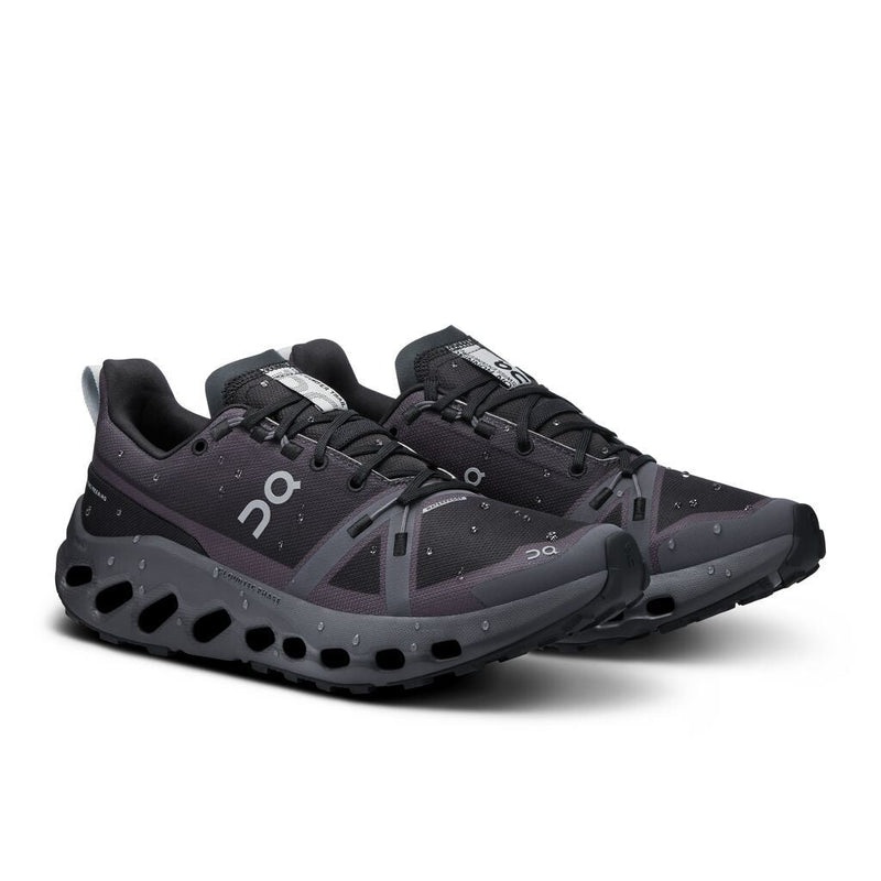 On Cloudsurfer Trail Waterproof (Women's) Black | Eclipse