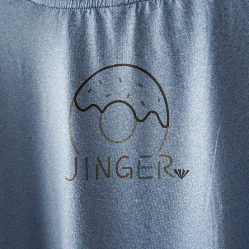 Style | I LOVE DONUTS RUNNING TEE by JINGER (Blue)