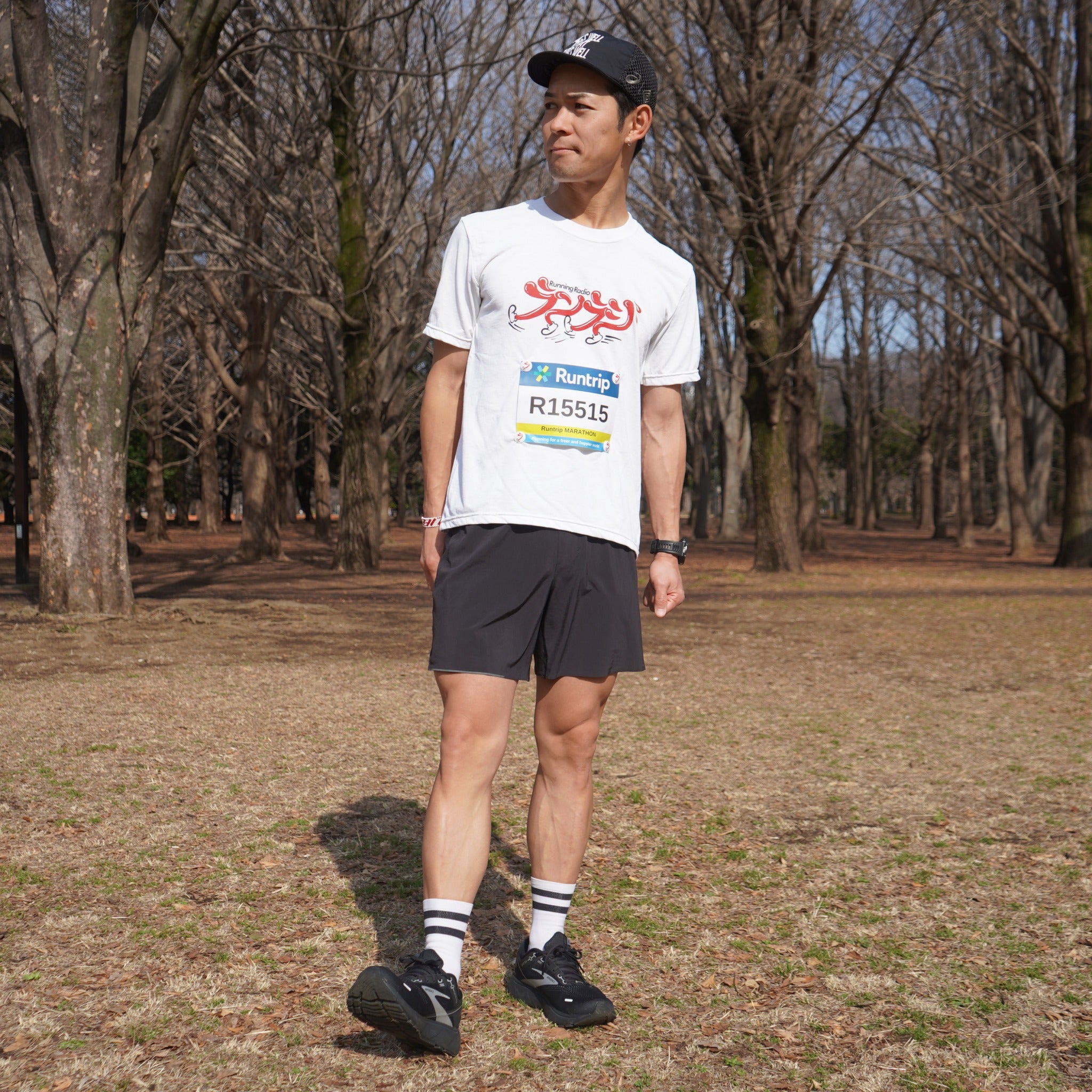 ランラジ オリジナルゼッケンホルダー（4個セット）