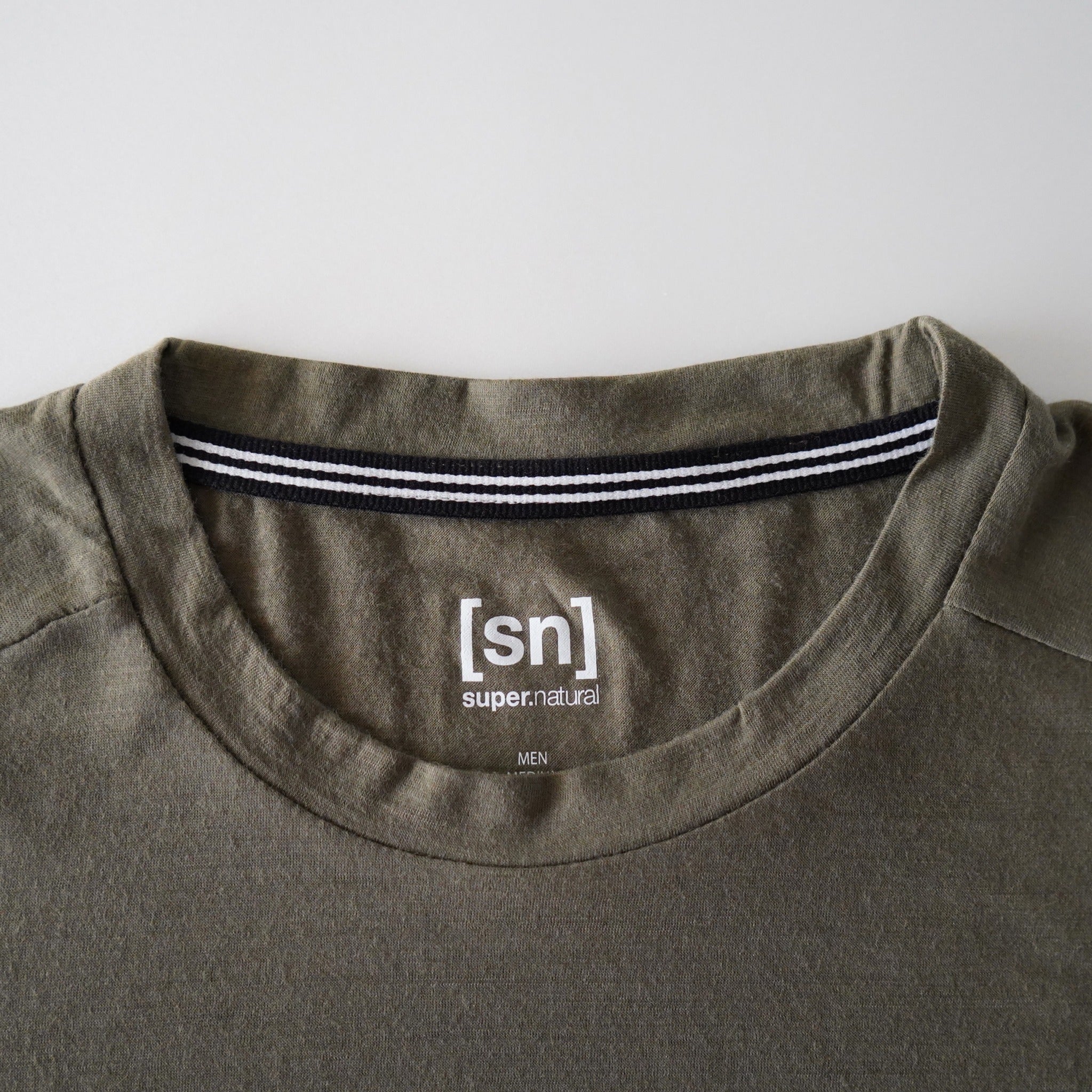 Men's All you need is Run Merino Wool Tee (Stone Gray)