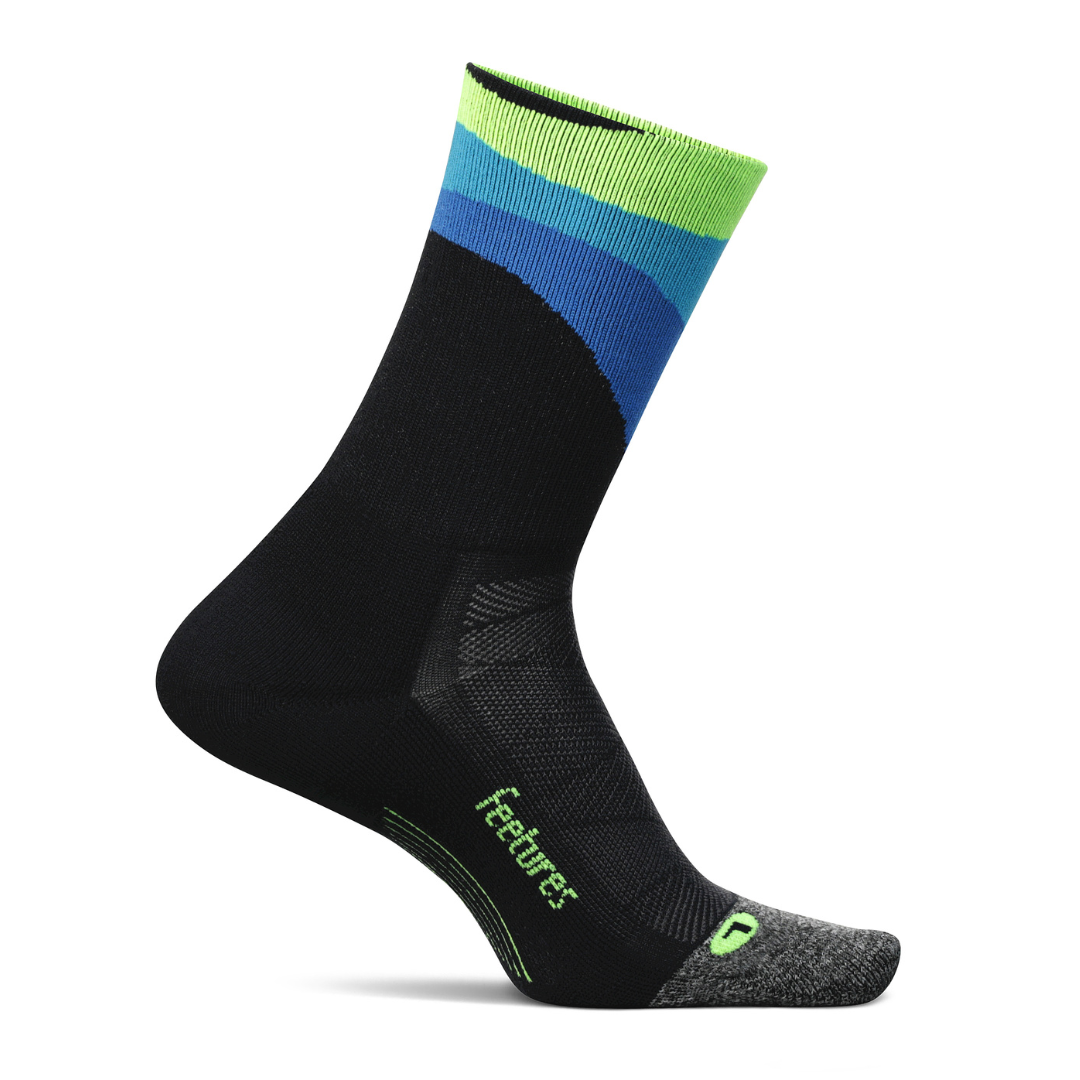 Feetures｜ELITE LIGHT CUSHION MINI CREW (Rhythmic Black)