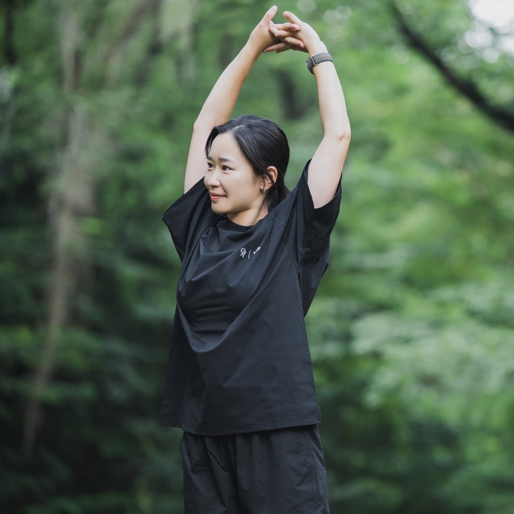 NEW ERA × Runtrip Utility Oversized Tee (Black)