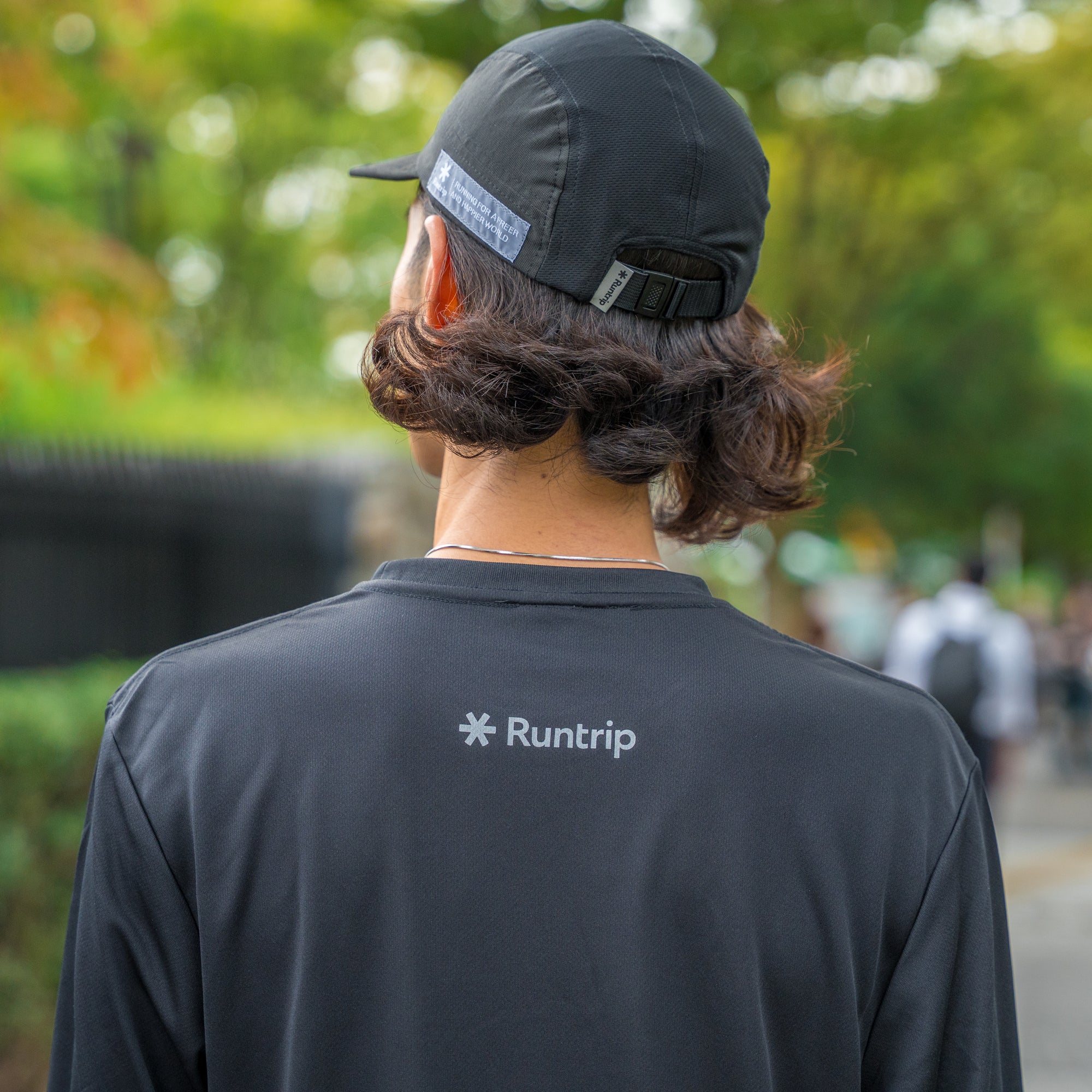 Run & Beer DRY Long-Sleeve  Tee（Black）