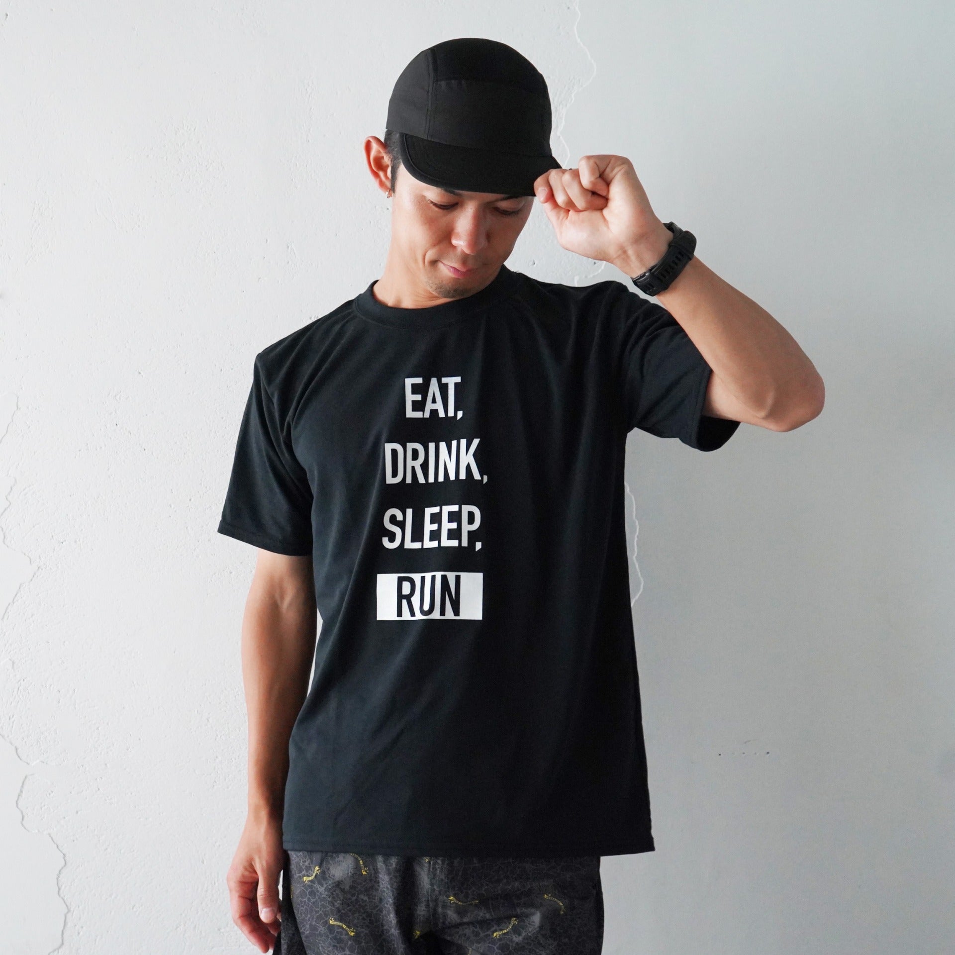 Runtrip Original 5Panel Cap 2nd Model (All Black)