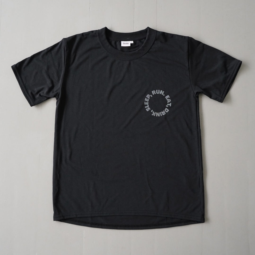 EAT DRINK SLEEP RUN / Circle Logo Tee