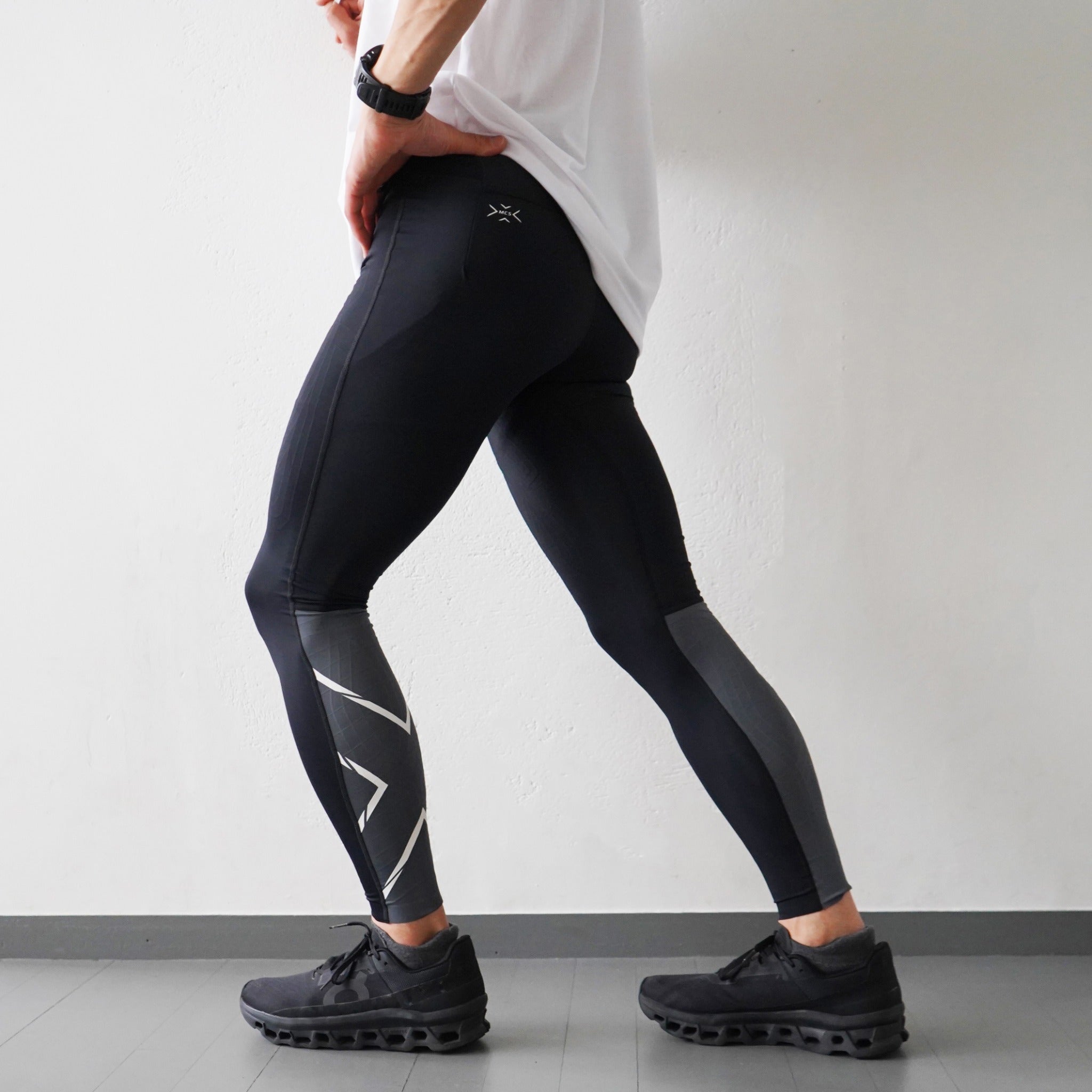 2XU | MCS メンズ ライトスピード リアクト コンプレッションタイツ