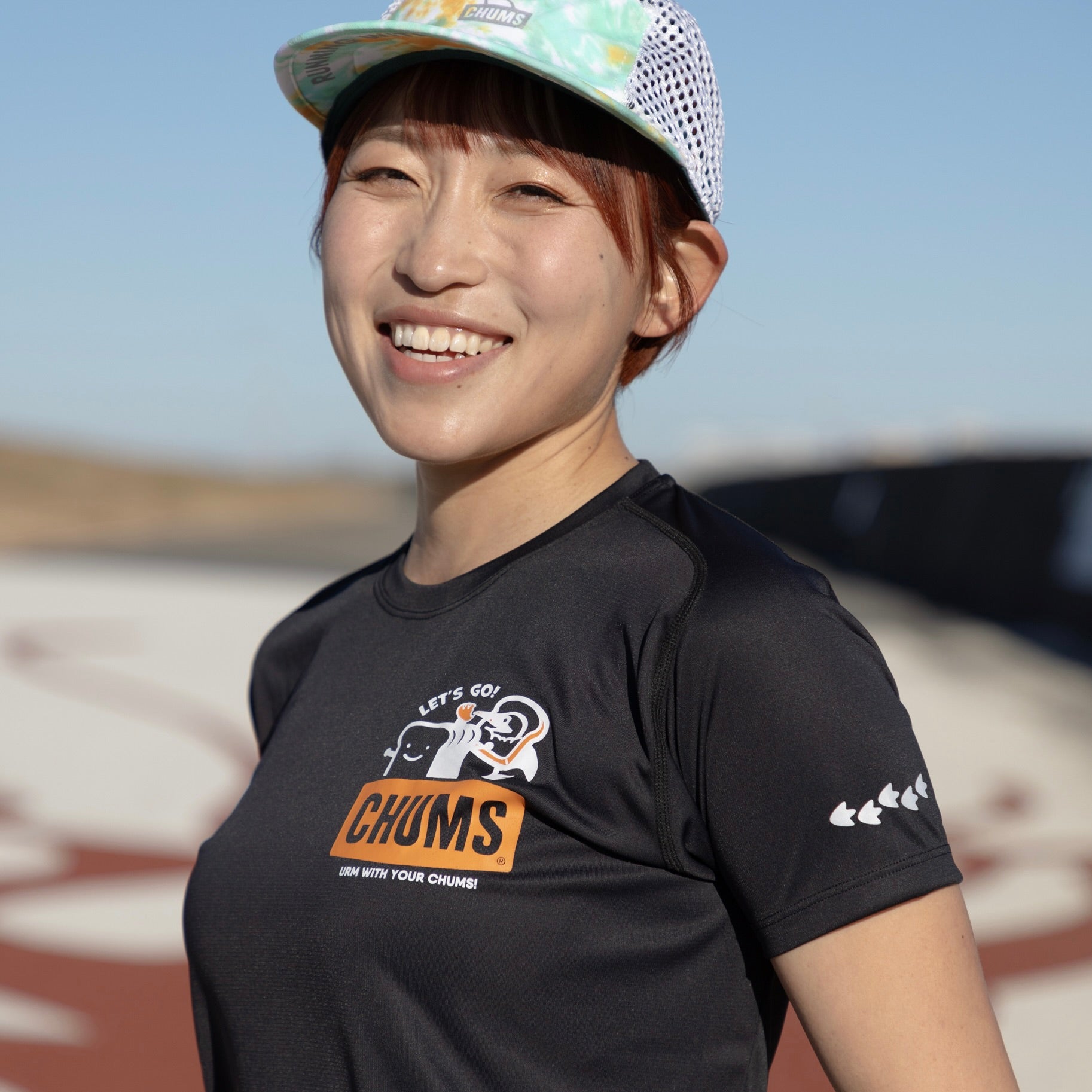 CHUMS x みゃこ Running T-Shirt