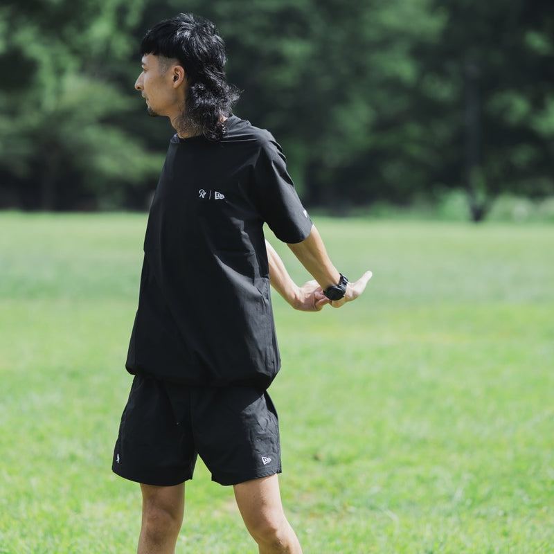 NEW ERA × Runtrip Utility Short Pants (Black)