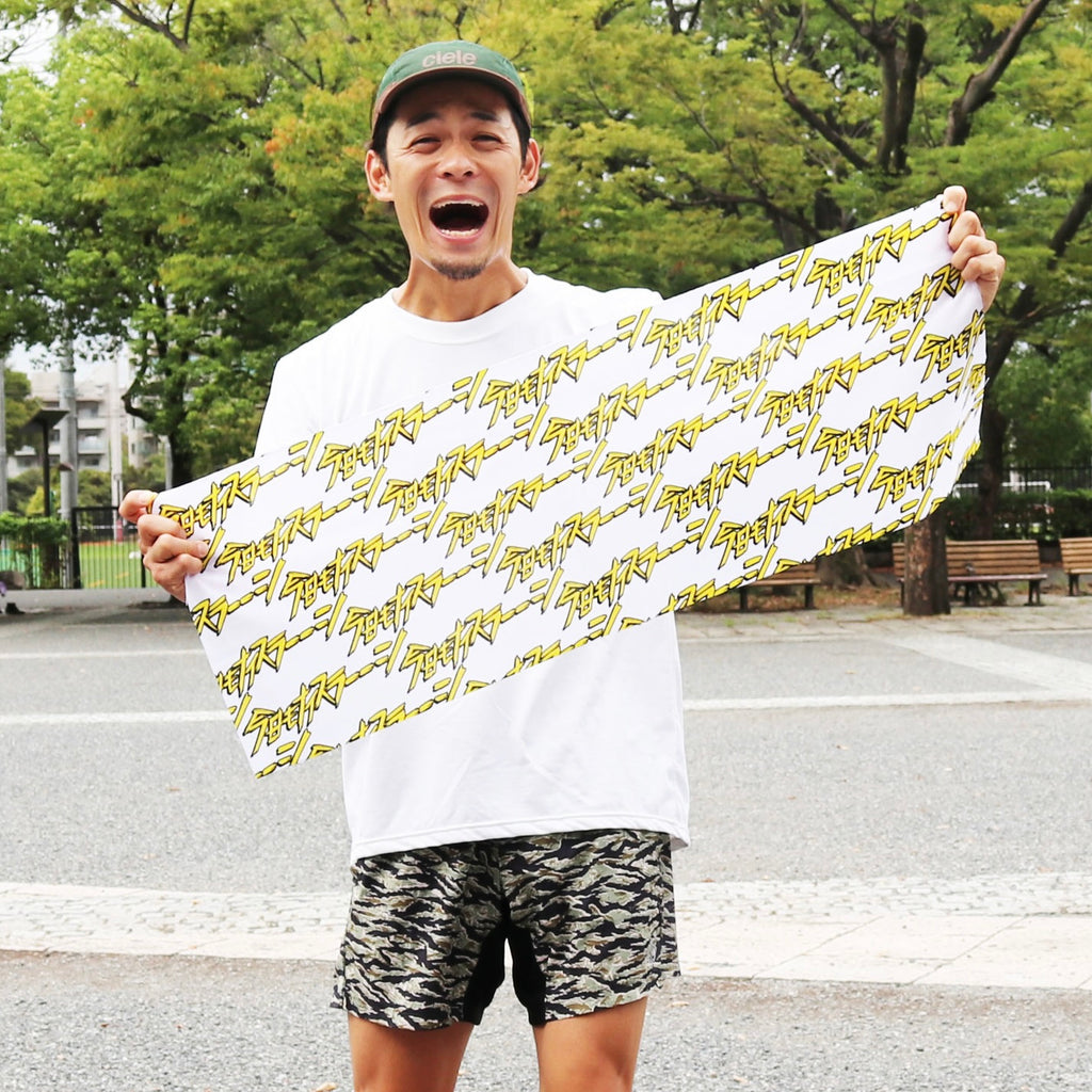 今日もナイスラーーーン手ぬぐい ステッカー付き – Runtrip Store