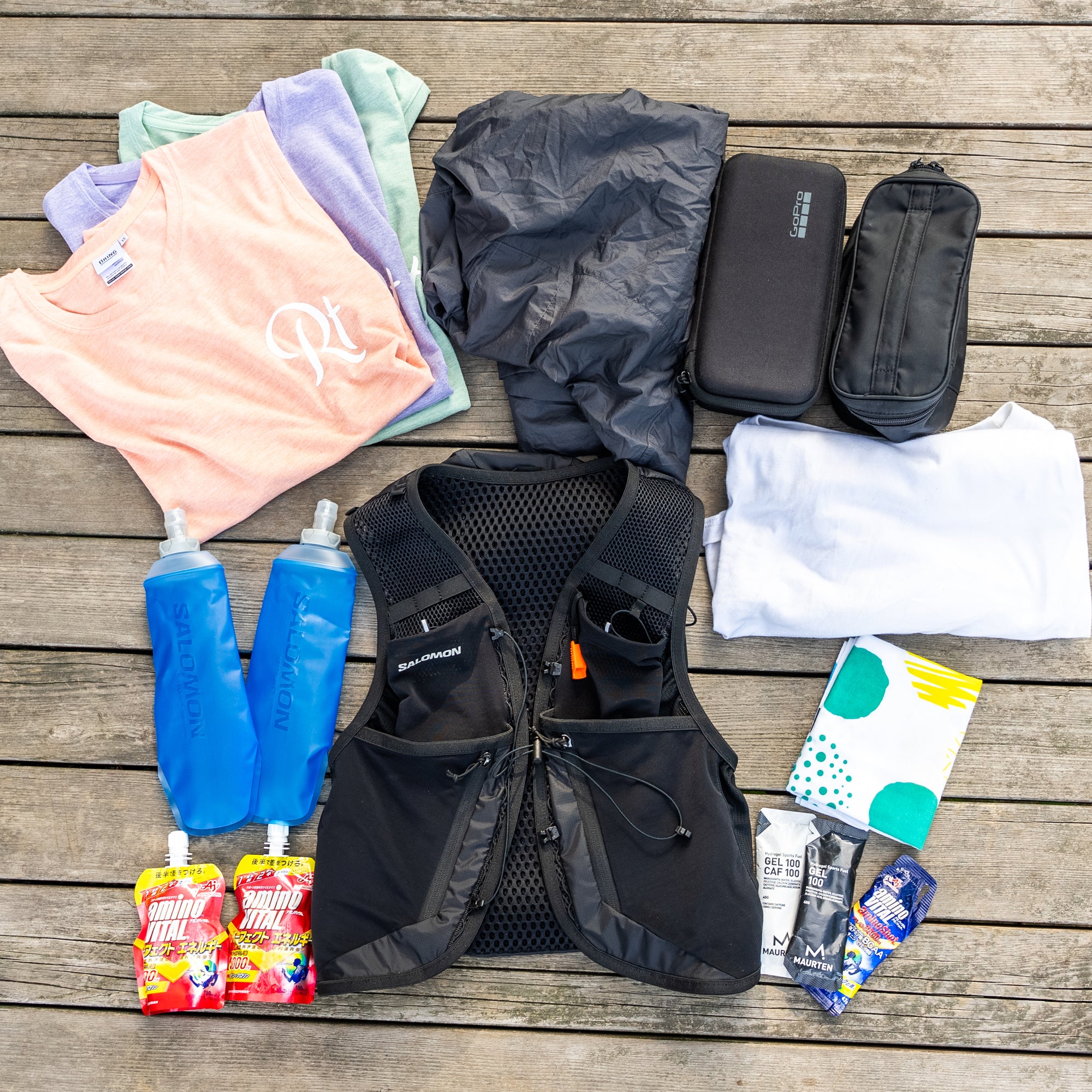 SALOMON ACTIVE SKIN 12 WOMEN SET ウィメンズ ランニングベスト