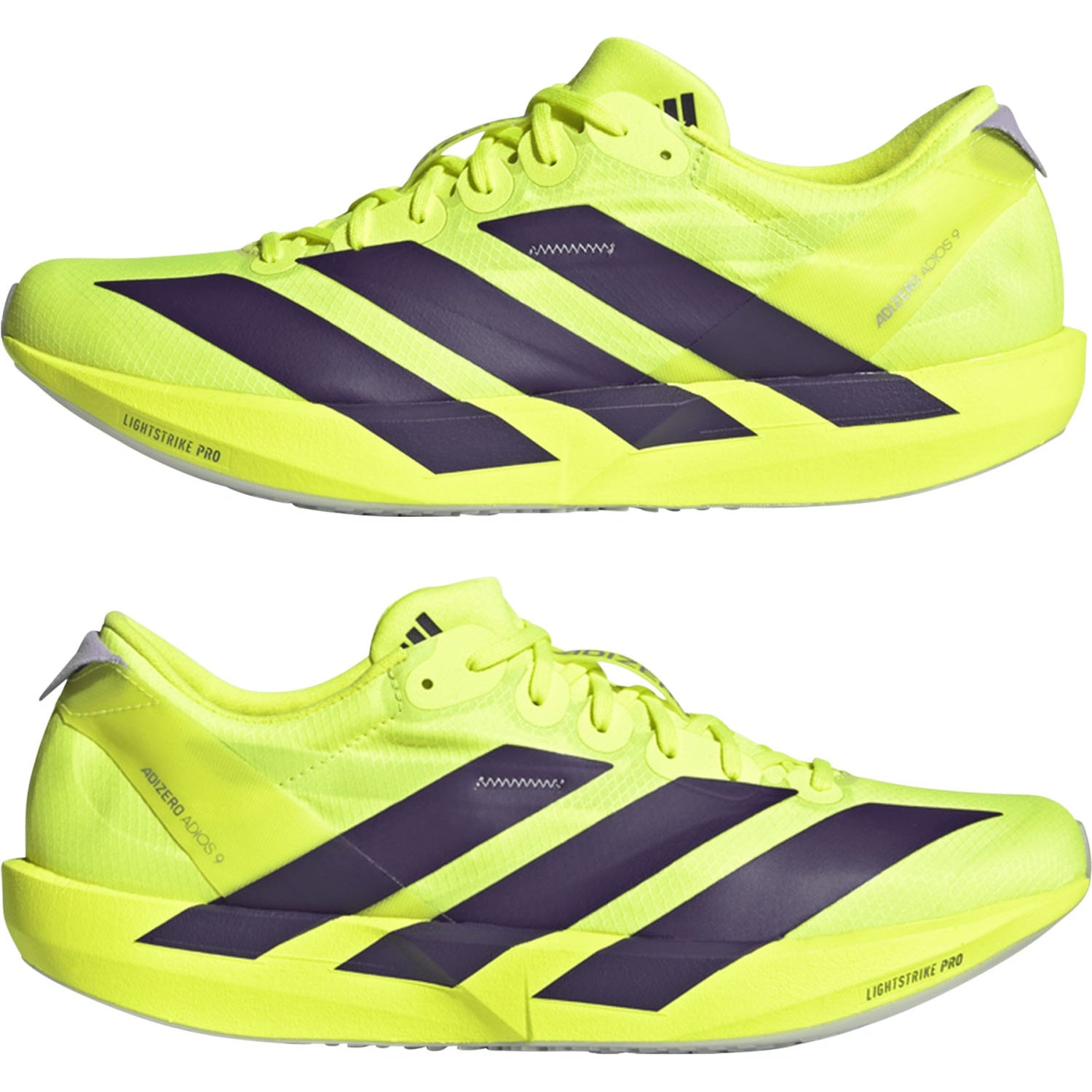 adidas ADIZERO JAPAN 9（Men's）ソーラーイエロー/オーロラプラム/パウダープラム