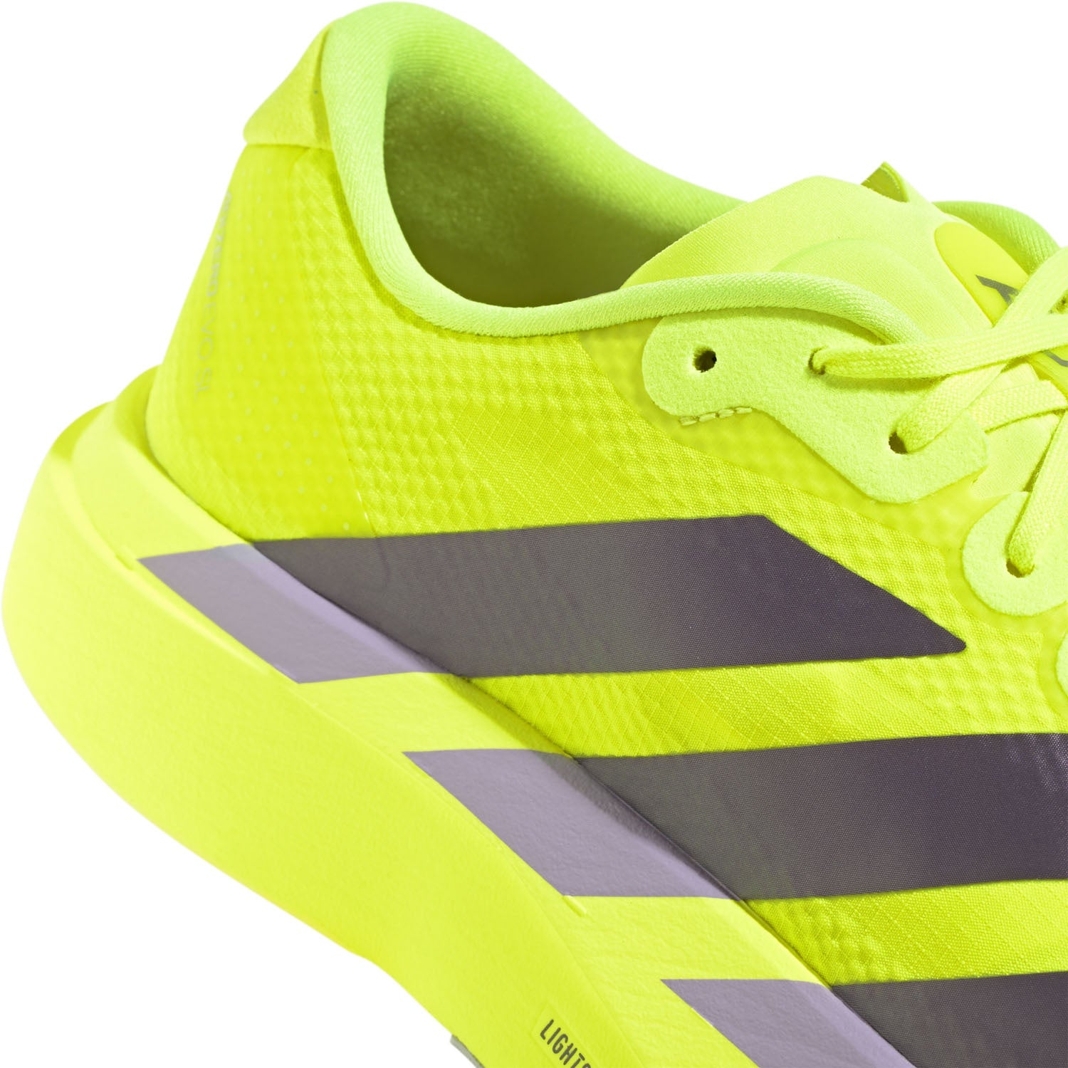 adidas ADIZERO EVO SL WOVEN（Men's）ソーラーイエロー/オーロラプラム/パウダープラム