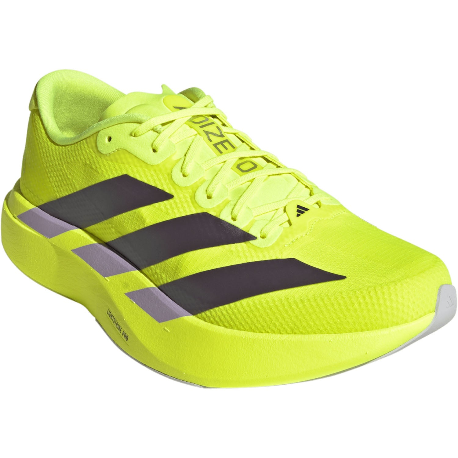 adidas ADIZERO EVO SL WOVEN（Men's）ソーラーイエロー/オーロラプラム/パウダープラム