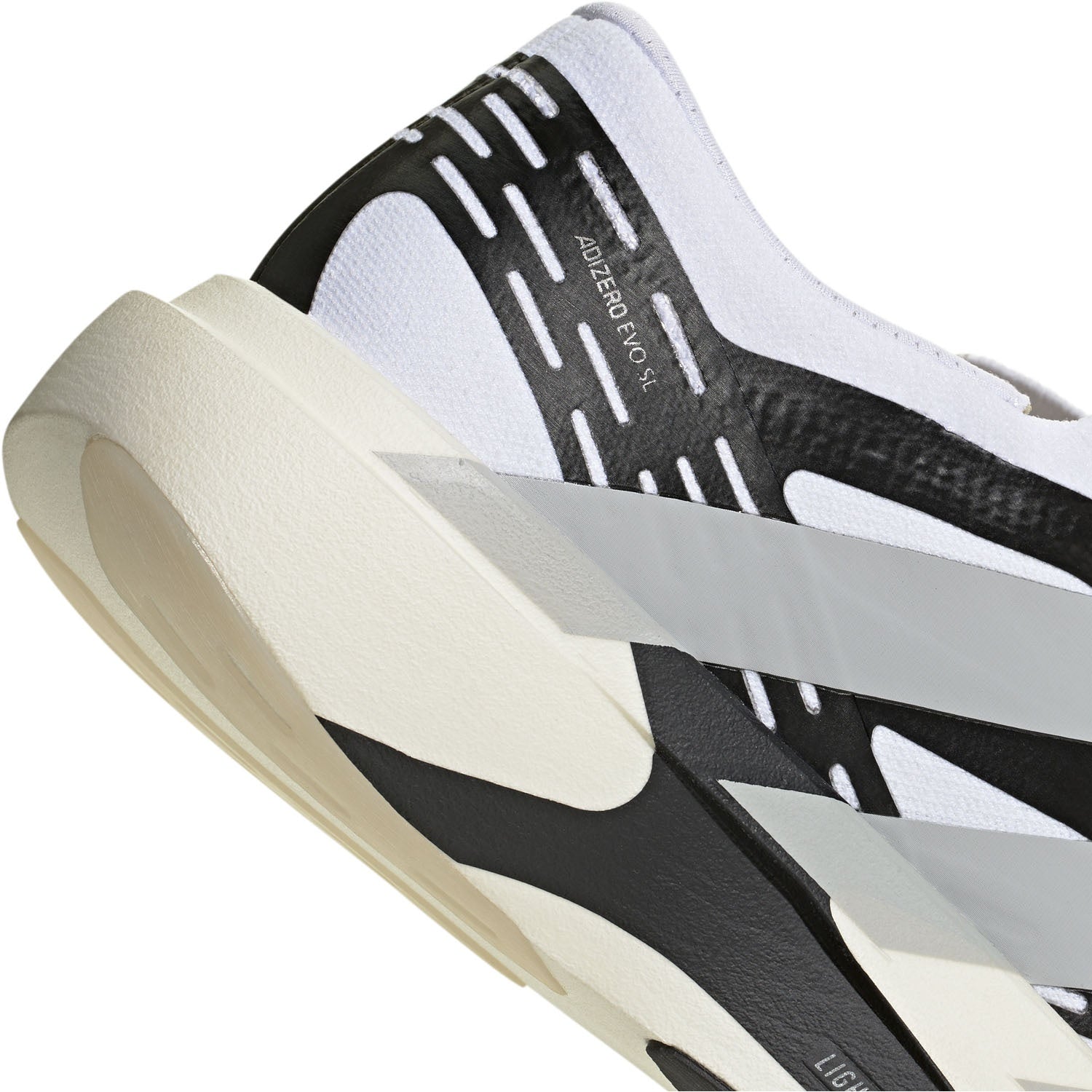 adidas ADIZERO EVO SL LACELESS（Men's）フットウェアホワイト/グレーツー/コアブラック