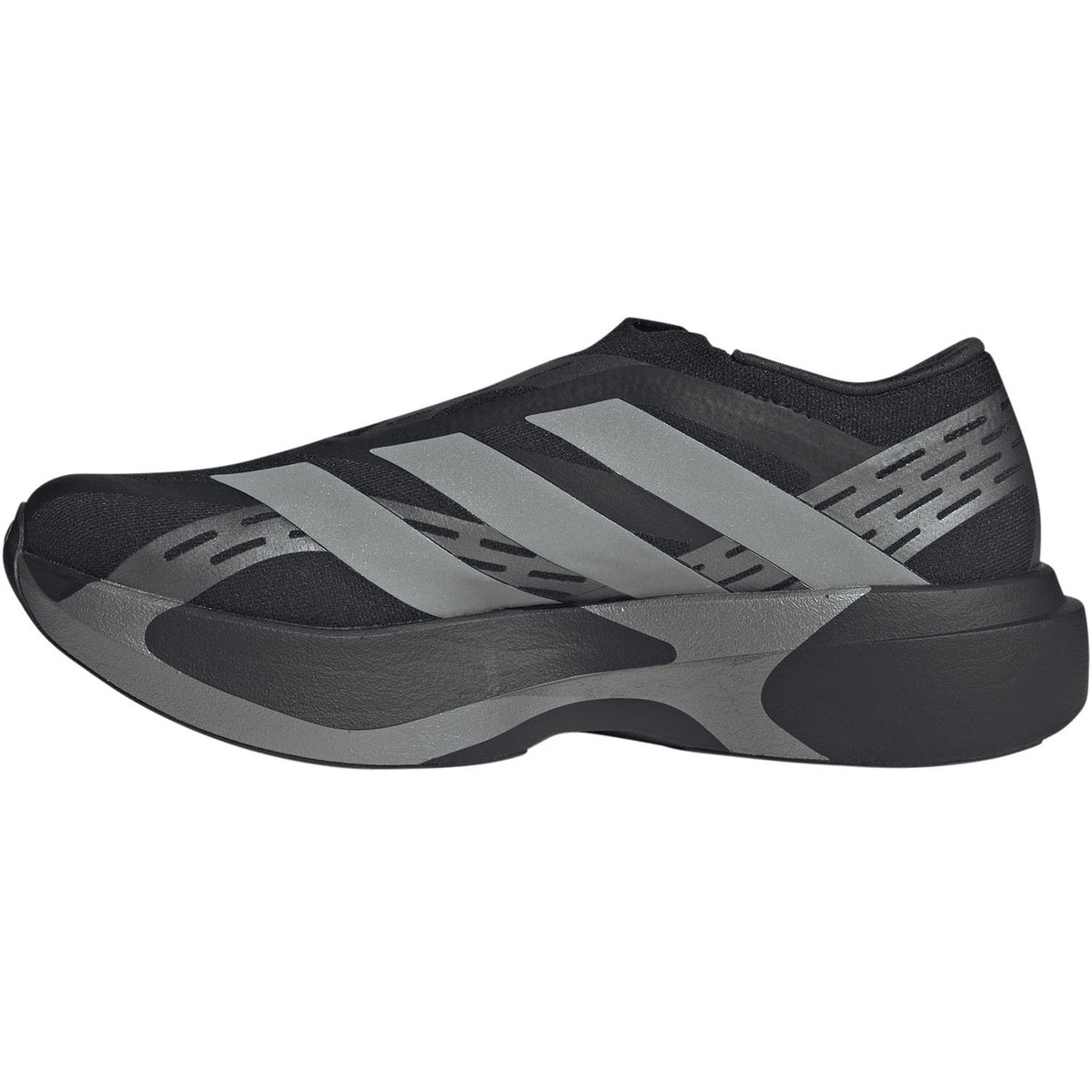 adidas ADIZERO EVO SL LACELESS（Men's）コアブラック/シルバーメタリック/ナイトメタリック