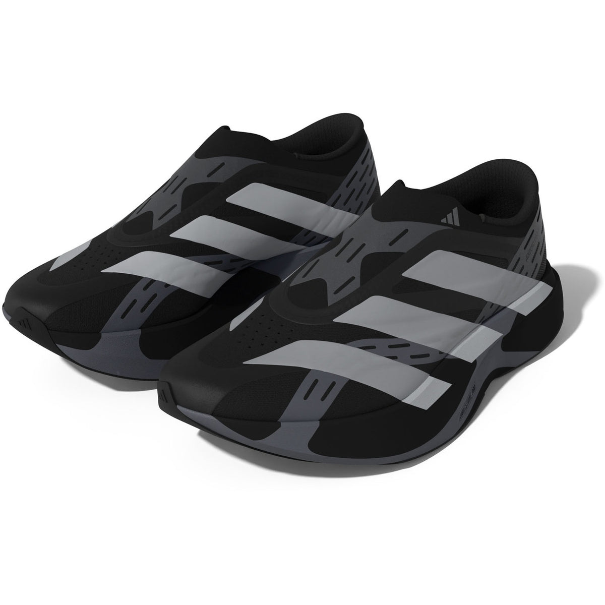 adidas ADIZERO EVO SL LACELESS（Men's）コアブラック/シルバーメタリック/ナイトメタリック
