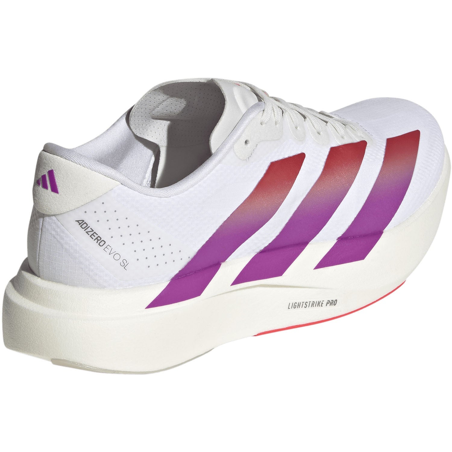 adidas ADIZERO EVO SL WOVEN（Men's）フットウェアホワイト/ルシッドレッド/クリスタルホワイト
