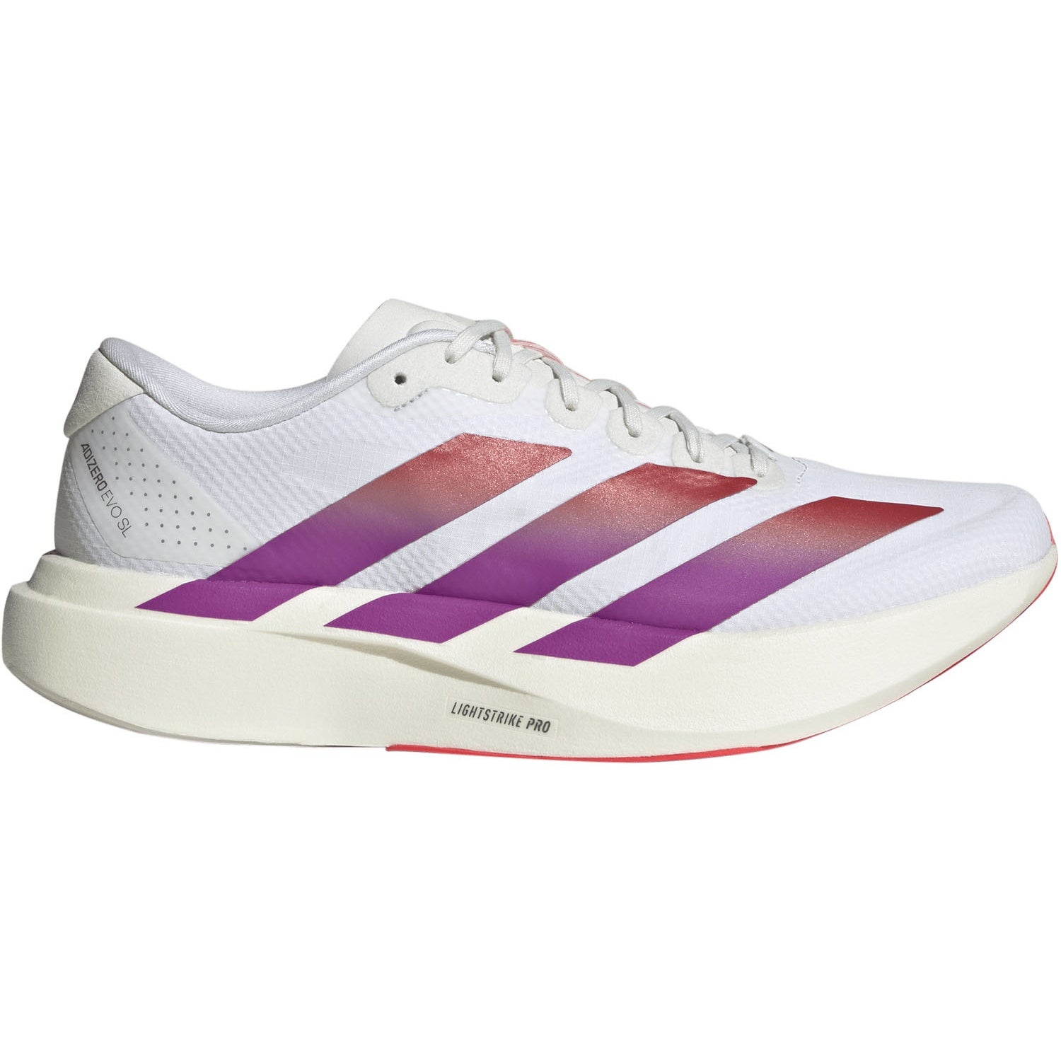 adidas ADIZERO EVO SL WOVEN（Men's）フットウェアホワイト/ルシッドレッド/クリスタルホワイト