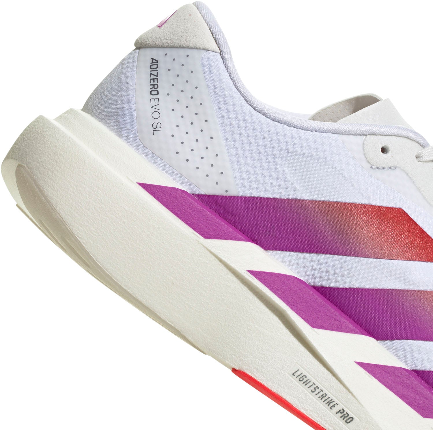 adidas ADIZERO EVO SL WOVEN（Men's）フットウェアホワイト/ルシッドレッド/クリスタルホワイト